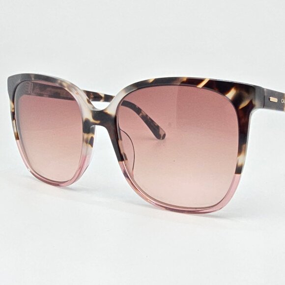 Calvin Klein CK21707S 111 Ivory Tortoise Frame Purple Gradient Lens Sunglasses - Picture 1 of 13